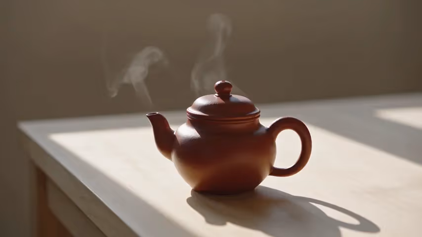 Frame from an actual Seedance 2.5 red teapot video