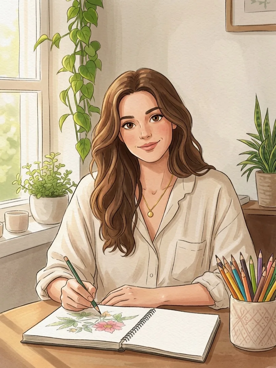 Identity-preserving storybook cartoon portrait generated from the uploaded photo