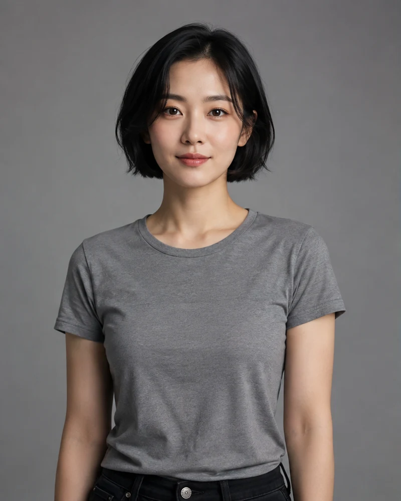 Fictional adult reference portrait