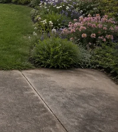 Actual rectangular piece 2,3 from the fictional garden image