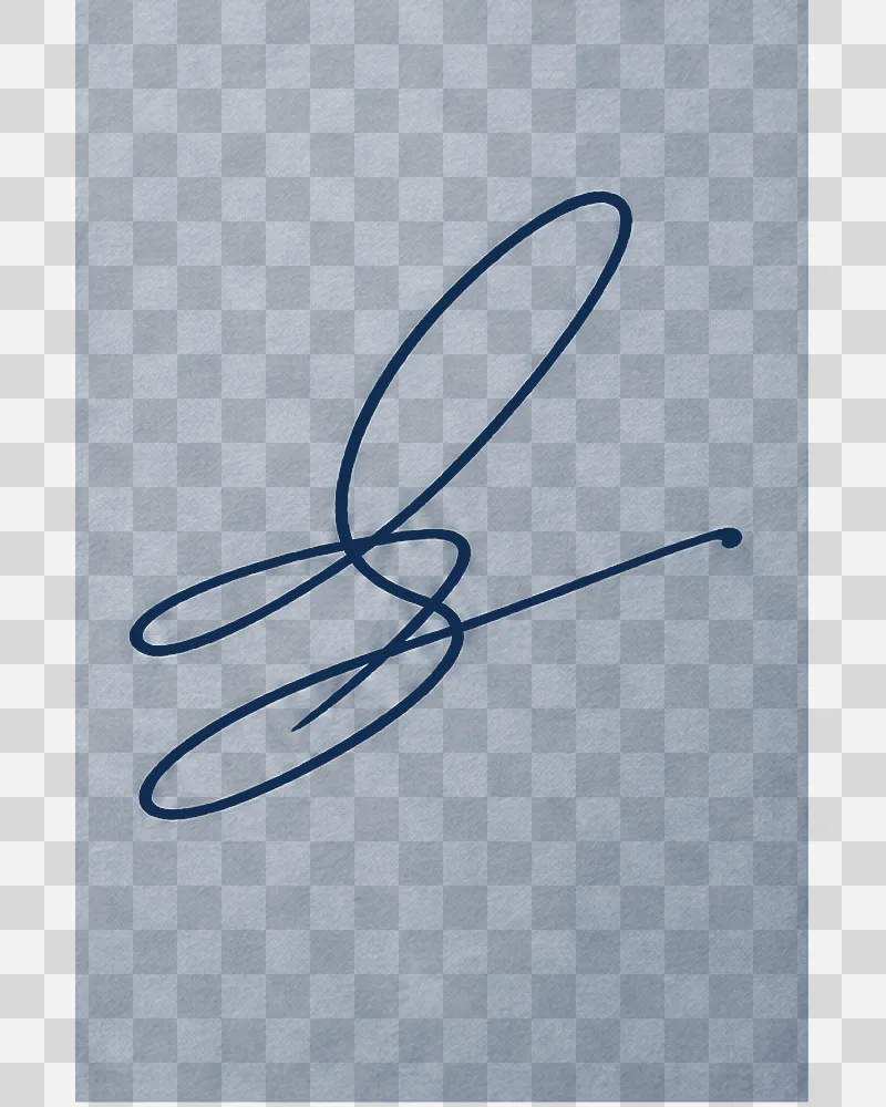 An invented non-identifying ink flourish shown over a checkerboard preview; the downloadable source asset contains real alpha transparency.