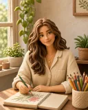 Portrait transformed into a softly sculpted clay 3D cartoon
