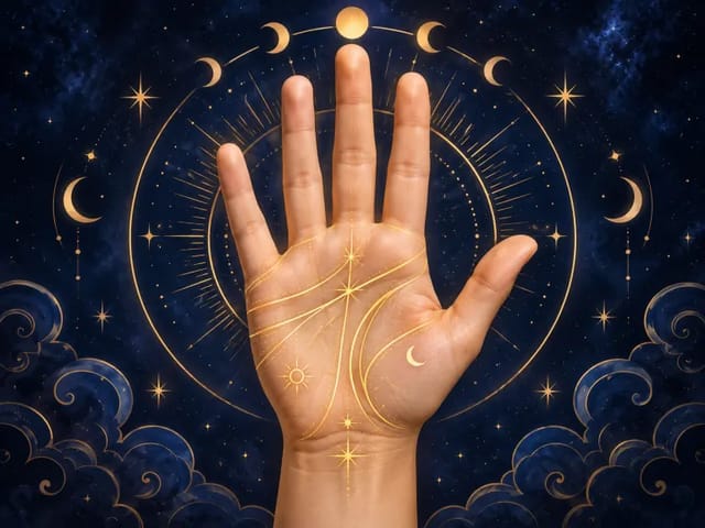 AI Palm Reader: Create a Palm Reading Report — thematic cover illustration