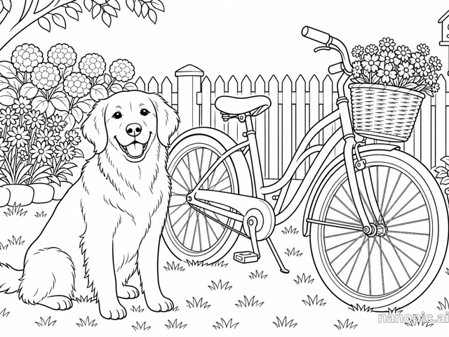 black-and-white coloring sheet