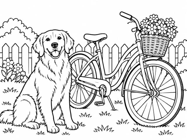 black-and-white coloring sheet