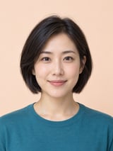 Original AI-created adult portrait for facial animation